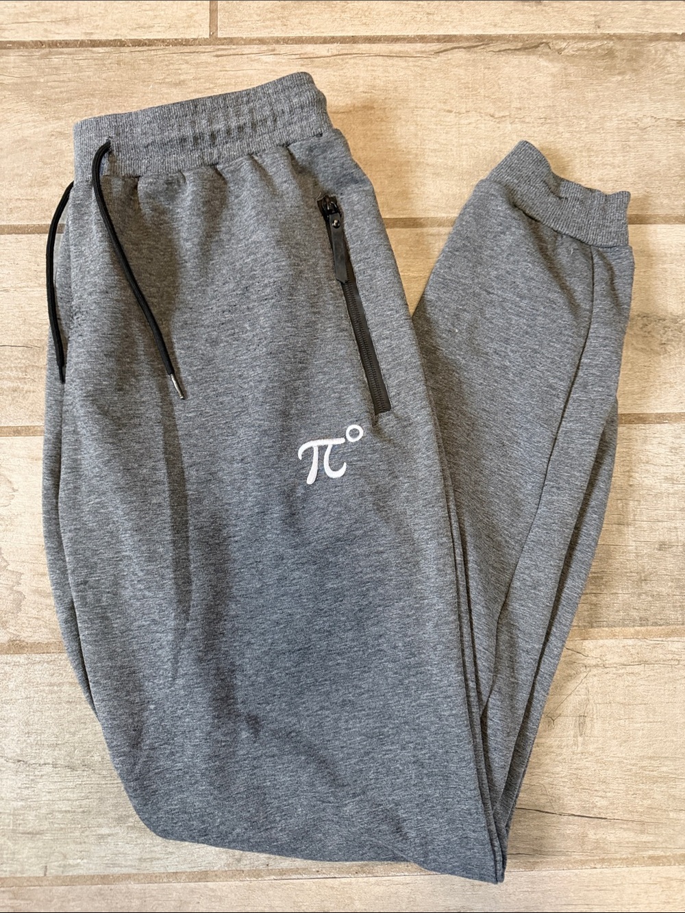 PIDOGYM Gray Slim Tapered Joggers 2XL Fits L